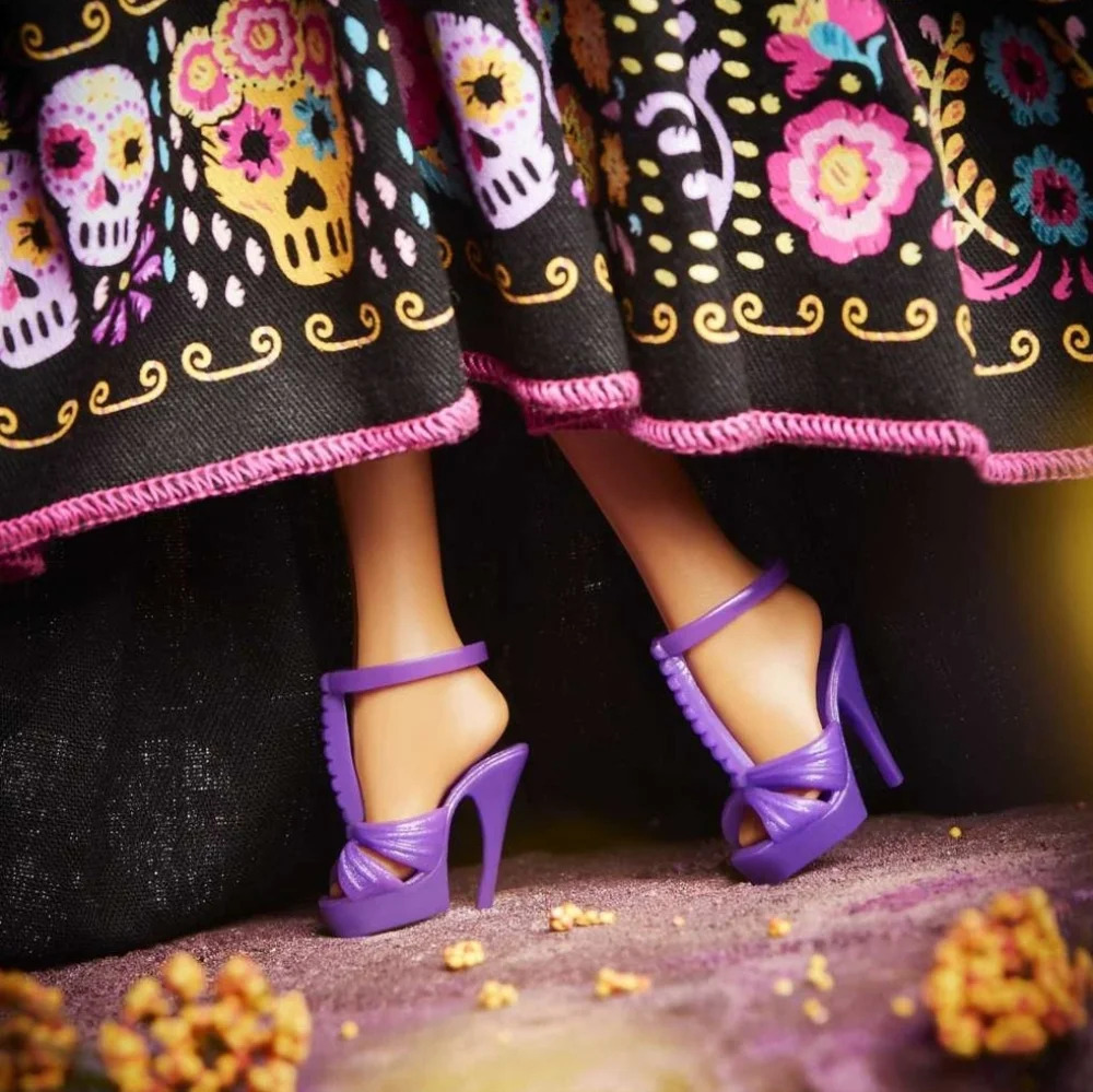 Barbie Dia De Los Muertos 2021 Doll NRFB Mattel Day Of The Dead Collector - Picture 5 of 9